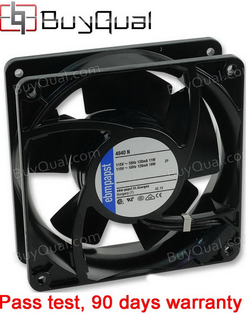 Ebmpapst 4840N 115V 10W 11W 2wires Cooling Fan Ebmpapst 4840N 115V 10W 11W 2wires Cooling Fan
